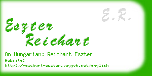 eszter reichart business card